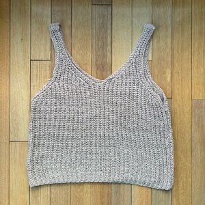 Women's Knit Tank Top - Cream